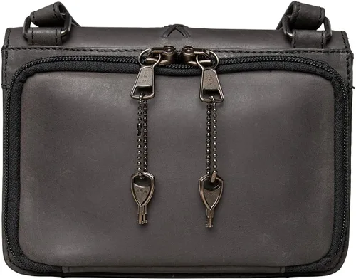 Vista 5 de Lady Conceal Organizador cruzado de cuero Jolene oculto Dusty Black