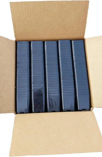 Vista 9 de Paquete de macetas de plástico de 2 pulgadas para plántulas o suculentas (100 macetas, color negro)