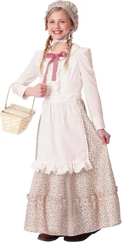 Vista 2 de Girl's Prairie Pioneer Costume