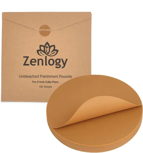 Vista 10 de Zenlogy Rondas de papel pergamino de 4 pulgadas, 200 hojas, sin blanquear