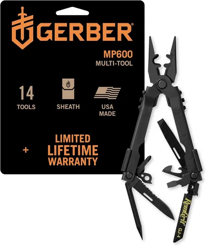 Vista 10 de Gerber Gear MP600 Multiherramienta Multi-Alicate – Fabricado en Estados Unidos – Pro Scout, 13 herramientas