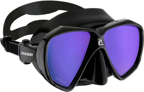 Vista 2 de Cressi Perfect View Scuba Diving, Snorkeling Mask in Pure Comfortable Silicone - Liberty Duo: Designed in Italy