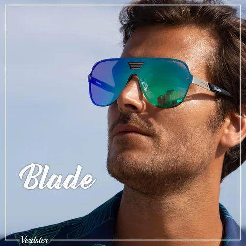 Vista 5 de Blade Mirrored XL Gafas de sol de gran tamaño para hombres - Bold Looks para hombres de moda
