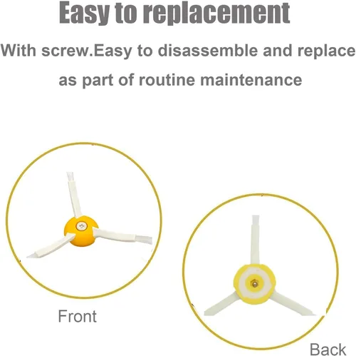 Vista 3 de Cepillo lateral de repuesto para iRobot Roomba 600 700 800 900 Series 692 675 694 671 677 980 960 985 880 860 805 877 890 895 805 761 770 770 77 80