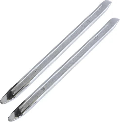 Vista 7 de 2 piezas de palancas para neumáticos de 10 pulgadas, barra de palanca de cucharas de neumáticos de servicio pesado, herramienta profesional