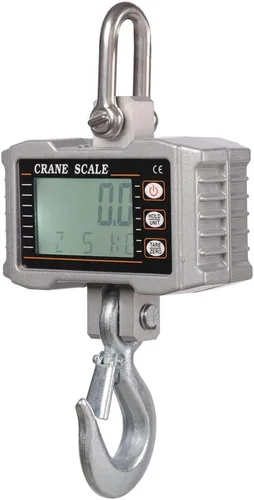 Vista 9 de iDili 2,204.6 lbs 2000LBS 1T Báscula digital de aluminio para grúa pesada Escala colgante compacta OCS-S1 Pantalla LED de tipo inteligente 1.1 lbs