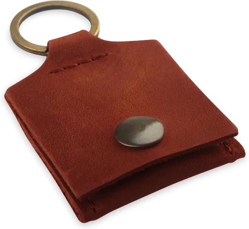 Vista 16 de Soporte de cuero para llavero, funda de viaje para anillo de boda, soporte para anillo de compromiso, bolsa para anillos, soporte para anillos