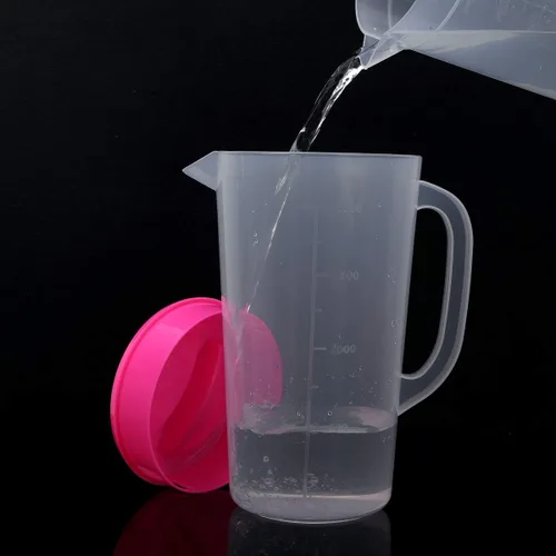 Vista 2 de Aislor Jarra plástica del galón que cola, apta para lavavajillas Rosa 67.6 fl oz