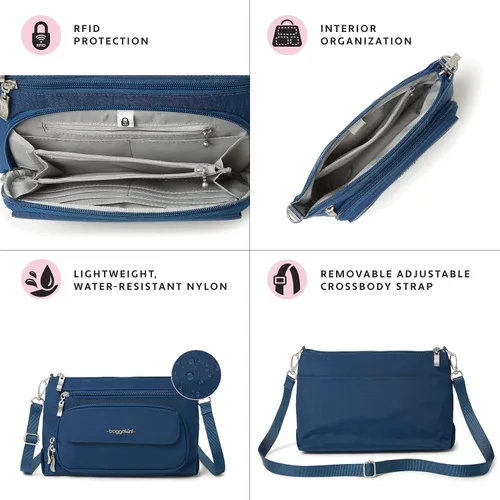 Vista 3 de Baggallini Original RFID Everyday Crossbody Bag