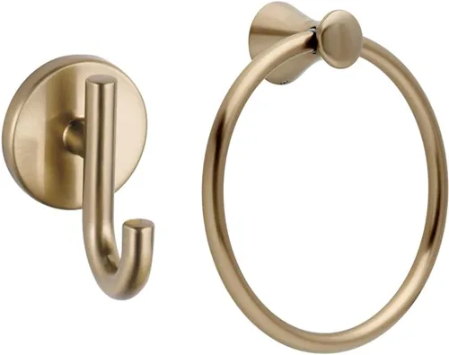Vista 10 de Delta Trinsic Collection - Accesorios de baño negro mate (75935-BL + 75950-BL)
