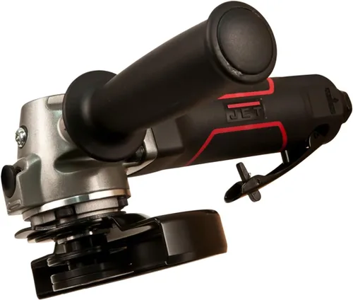 Vista 10 de JET Amoladora angular neumática de 4 pulgadas, 12000 RPM (modelo JAT-450)