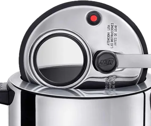 Vista 3 de Olla a presión de aluminio pulido 4.5L con Viso 6014 Mta