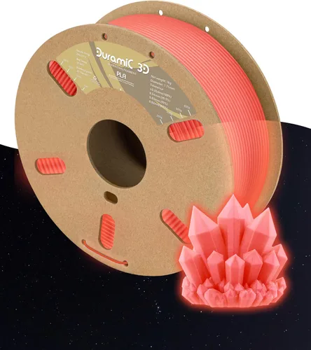 Vista 15 de DURAMIC 3D PLA Plus - Filamento de ácido poliláctico de 0.068 pulgadas para impresora 3D, color negro de 2.2 libras, 8 veces más resistente, carrete