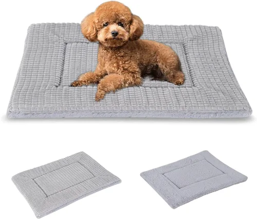 Vista 32 de BVAGSS Almohadilla Reversible para Jaula de Perro, Colchoneta de Cama para Mascotas de Espuma Viscoelástica, Colchón Suave y Cálido Lavable a
