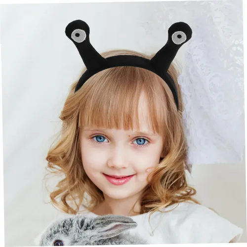 Vista 3 de FRCOLOR Aros de antena para el pelo para niños y niñas, diadema de antena de caracol para máscaras y fiestas de Halloween, accesorios para niños