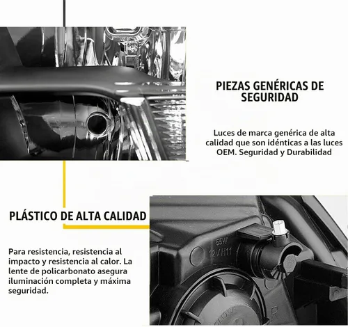 Vista 4 de Ensemble de phares compatible avec 2009 2010 2011 2012 2013 2014 2015 2016 2017 2018 Ram 1500, 2019 Ram 1500 Classic, 2010-2018 Ram 2500 3500 phares