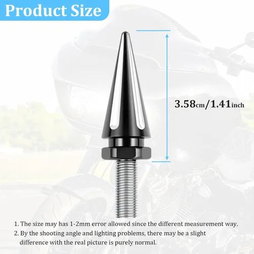 Vista 6 de Tornillos para parabrisas de motocicleta, tornillos de parabrisas para Harley Road Glide 2015-2023, tornillo de ajuste de parabrisas negro
