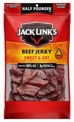 Vista 12 de Jack Link's Carne Crujiente de Res, con Pimienta, Bolsa Grande de Media Libra - Bocadillo de Carne Sabroso, Snacks de Proteína Listos para Comer