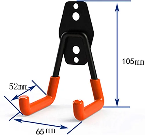 Vista 5 de Soporte de pared para casco de motocicleta, soporte de pared para casco, gancho para casco de motocicleta, soporte de pared para el hogar