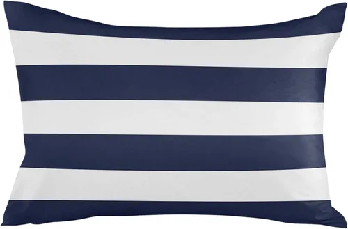 Vista 26 de Fundas de almohada de exterior impermeables de 16 x 16 pulgadas, fundas de almohada de poliéster con rayas blancas y negras, fundas decorativas
