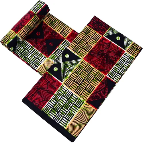 Vista 6 de HollandaisWax Tela africana 6 yarda impresa tela africana Ankara tela de cera para vestido de fiesta 6681NEWa