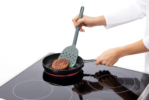 Vista 4 de Lékué Essential Cooking - Juego de herramientas (5 piezas), color gris con verde