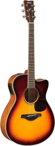 Vista 11 de Yamaha fg820 Guitarra Acústica, color natural, Natural