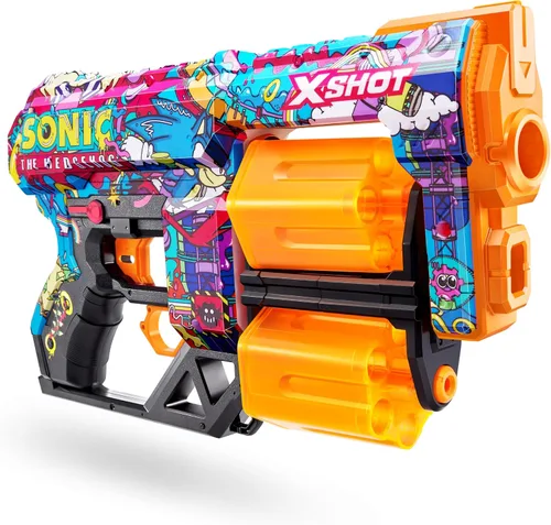 Vista 2 de XShot X-Shot-Skins-Series 1-Dread(24 Dardos) Sonic ROBOTNIK