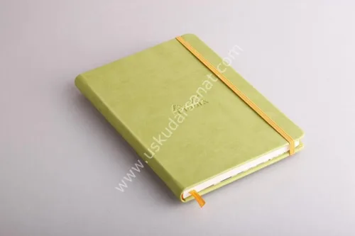 Vista 3 de Rhodia Rhodiarama Cuaderno Web A5, 5.5 in x 8.25 in, Rayado - Anís (118746)