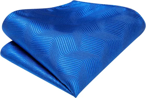 Vista 102 de Dubulle Corbata tejida de cachemira para hombre y gemelos de pañuelo para hombre, conjunto de gemelos para boda formal y negocios