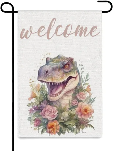 Vista 15 de Cesta de 12 x 18 pulgadas, bandera de jardín de manzana, primavera, verano, floral, de doble cara para exteriores, vertical, vacaciones, temporada