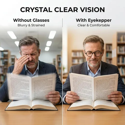 Vista 3 de Eyekepper Reading Glasses for Men, Small Round Readers Women
