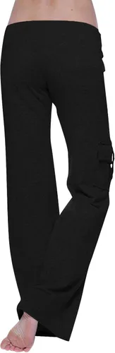 Vista 2 de Cargo Pants for Women Bootcut Yoga Pants Wide Leg Sweatpants Plus Size Workout Gym Trousers with Button Pockets