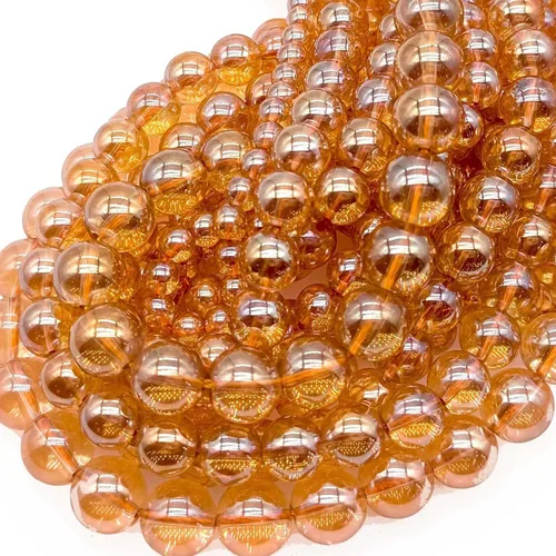 Vista 8 de Cuentas de ágata de pavo real natural de 0.236 in, cuentas redondas lisas de materiales de bricolaje, pulsera, collar, aretes, fabricación de joyas