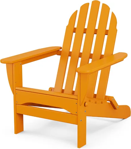 Vista 12 de POLYWOOD AD5030AR Silla Adirondack plegable clásica, Altura: 35.00" - Ancho: 29" - Profundidad: 35.00", Aruba