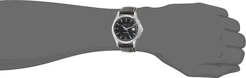 Vista 5 de Hamilton Jazzmaster Viewmatic Reloj automático suizo de 1.575 in, esfera negra, correa de cuero marrón (Modelo H32515535), Negro -, Classic