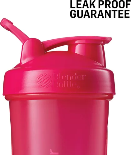 Vista 4 de BlenderBottle Botella mezcladora clásica perfecta para batidos de proteínas y antes del entrenamiento, 28 onzas (paquete de 2), todo negro