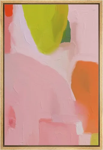 Vista 35 de MUDECOR Impresión en Lienzo Enmarcado Arte de Pared Pincelada Floral Abstracta en Tonos Neutros Cálidos Tonos Terrosos Ilustraciones Minimalismo