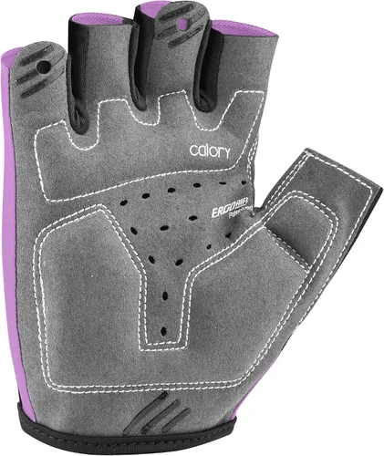 Vista 2 de Louis Garneau, Guantes de bicicleta con relleno de calorías, transpirables, absorbentes de golpes, medio dedo