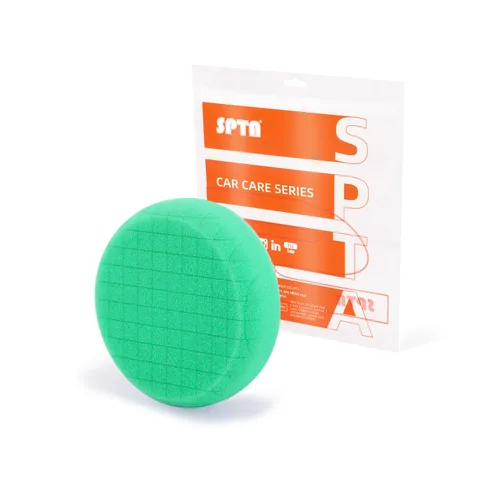 Vista 12 de SPTA - Almohadilla verde de corte grueso de 3.5 pulgadas para placa de respaldo de 3 pulgadas (80 mm), esponja de pulido ideal para pulir