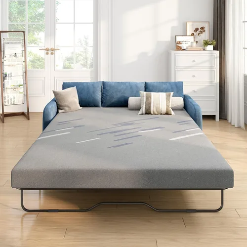 Vista 22 de Colchón tamaño individual de 8 pulgadas, colchón con espuma viscoelástica de gel y resortes ensacados, parte superior europea de firmeza media, Negro