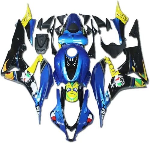 Vista 54 de Nuevo carenado blanco perla apto para Honda 2007 2008 CBR600RR inyección ABS plásticos nuevo carrocería 07 08 d. Perla blanca