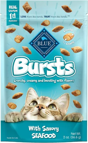 Vista 14 de Blue Buffalo Golosinas crujientes para gatos, bolsa de pollo de 2 onzas (paquete de 6)