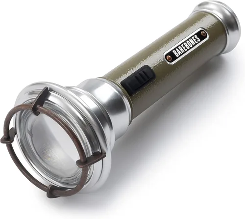 Vista 9 de Barebones Linterna vintage - Gris pizarra, linterna LED recargable por USB, 15 horas de tiempo de funcionamiento, 170 lúmenes, compacta y duradera