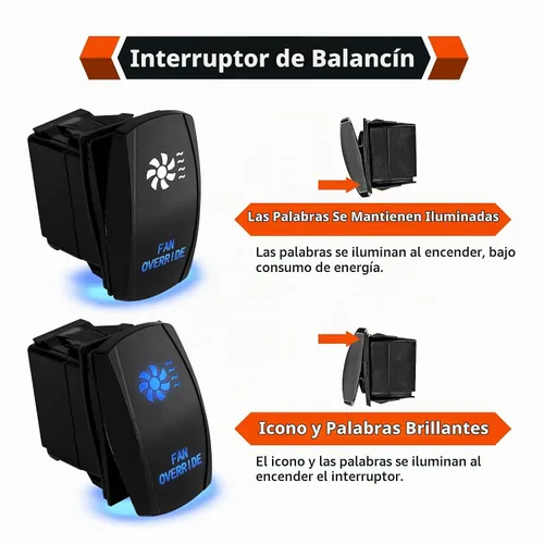 Vista 5 de WeiSen - Kit de arnés de cableado de anulación de ventilador de refrigeración de 160 W, apto para UTV ATV todoterreno