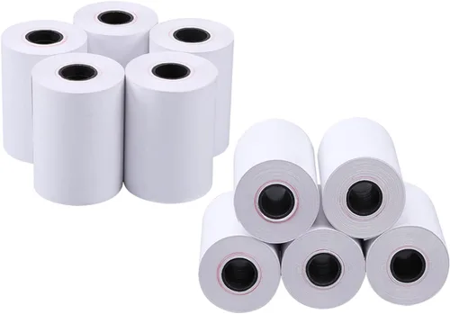 Vista 10 de Papel de recibo térmico 3 1/8 x 119 Papel de recibo Caja registradora POS Papel de recibo 10 rollos