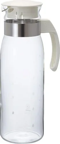 Vista 6 de Hario Jarra de agua delgada, 47.3 fl oz, gris