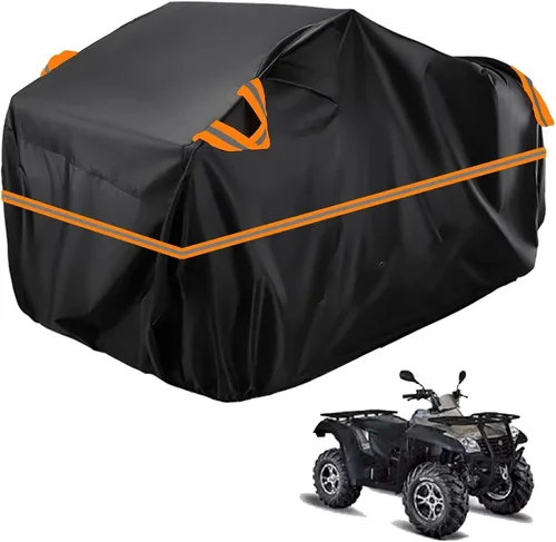 Vista 165 de Cubierta para ATV impermeable compatible con Arctic Cat H1 EFI TRV Cruiser 4x4 2011, cubierta de 210D para vehículos de 4 ruedas, cubierta para quad