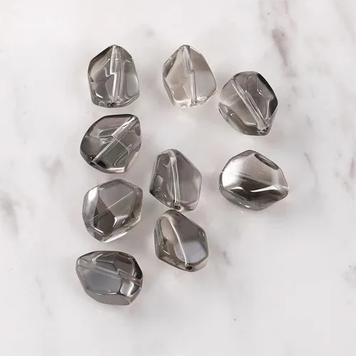 Vista 5 de Mismatch Asimetry - Aretes colgantes de cristal coloridos, aretes abstractos geométricos de moda para mujer