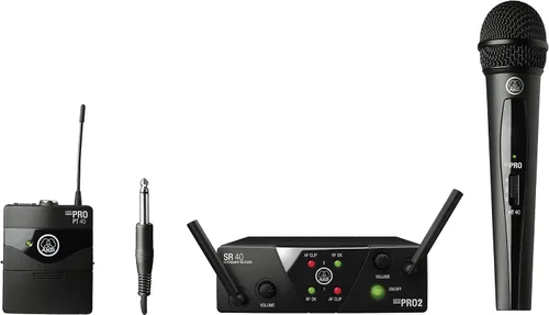 Vista 4 de AKG Audio Pro, 2 micrófonos inalámbricos y transmisores, (3351H00050)
